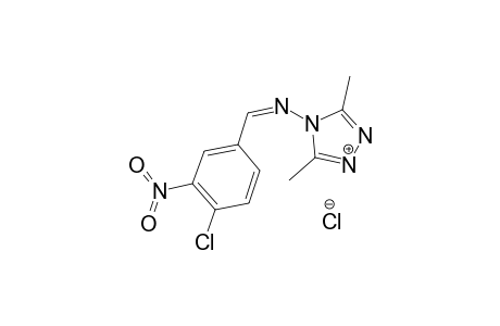 (N-(4-CHLORO-3-NITROBENZYLIDENE)-4H-3,5-DIMETHYL-1,2,4-TRIAZOLE-4-AMINE)-HYDROCHLORIDE