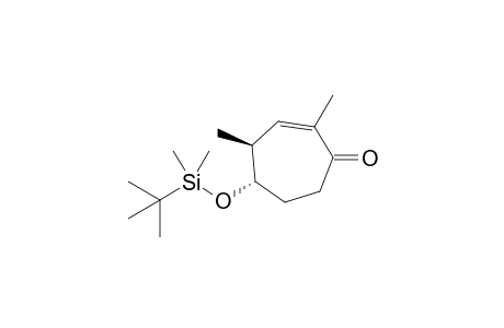(4S,5S)-5-[(t-Butyl)dimethylsilyloxy]-2,4-dimethylcyclohept-2-en-1-one