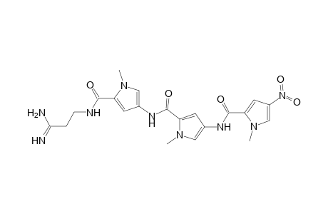 N-(3-amino-3-imino-propyl)-1-methyl-4-[[1-methyl-4-[(1-methyl-4-nitro-pyrrole-2-carbonyl)amino]pyrrole-2-carbonyl]amino]pyrrole-2-carboxamide