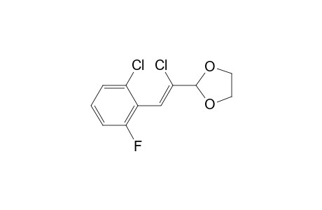 1,3-Dioxolane, 2-[1-chloro-2-(2-chloro-6-fluorophenyl)ethenyl]-