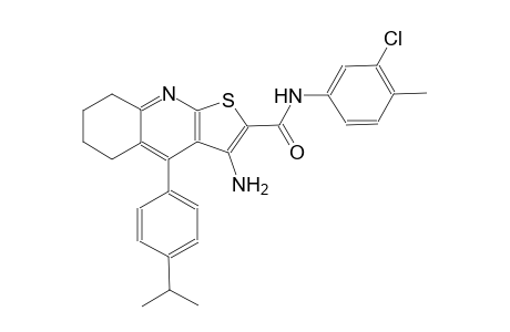 thieno[2,3-b]quinoline-2-carboxamide, 3-amino-N-(3-chloro-4-methylphenyl)-5,6,7,8-tetrahydro-4-[4-(1-methylethyl)phenyl]-