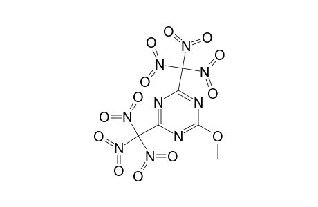 2-METHOXY-4,6-BIS-(TRINITROMETHYL)-1,3,5-TRIAZINE