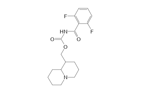 (2,6-Difluorobenzoyl)carbamic acid, octahydroquinolizin-1-ylmethyl ester