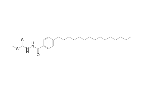 p-pentadecylbenzoic acid, 2-(dithiocarboxy)hydrazide, methyl ester