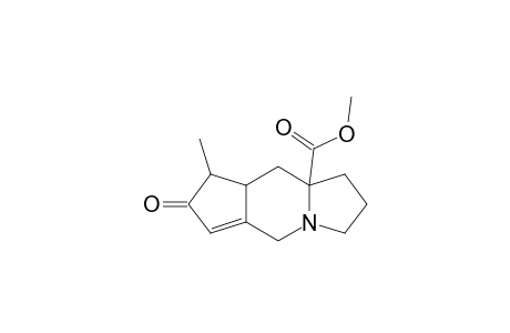 7-Methyl-6-oxo-2,3,6,7,7a,8-hexahydro-1H,4H-3a-aza-s-indacene-8a-carboxylic acid methyl ester
