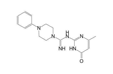 1-piperazinecarboximidamide, N-(1,6-dihydro-4-methyl-6-oxo-2-pyrimidinyl)-4-phenyl-