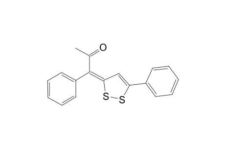 2-Propanone, 1-phenyl-1-(5-phenyl-3H-1,2-dithiol-3-ylidene)-