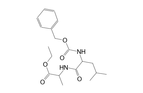 alanine, N-[4-methyl-1-oxo-2-[[(phenylmethoxy)carbonyl]amino]pentyl]-, ethyl ester