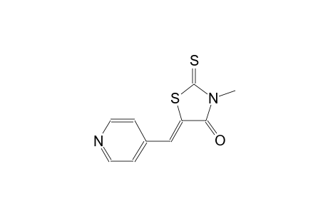 (5Z)-3-methyl-5-(4-pyridinylmethylene)-2-thioxo-1,3-thiazolidin-4-one