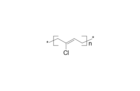 Poly(1-chloro-1-butenylene), mainly (e), partially crystalline; polychloroprene