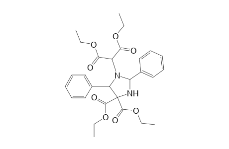 4,4-Imidazolidinedicarboxylic acid, 1-[2-ethoxy-1-(ethoxycarbonyl)-2-oxoethyl]-2,5-diphenyl-, diethyl ester, trans-