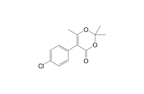 5-(4-Chlorophenyl)-2,2,6-trimethyl-4H-1,3-dioxin-4-one