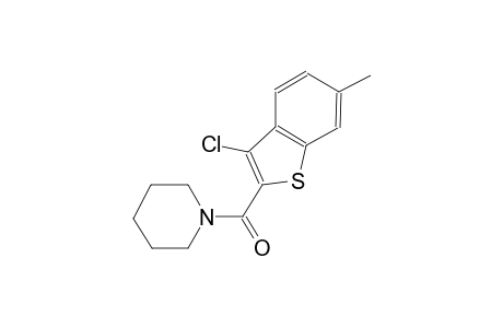 1-[(3-chloro-6-methyl-1-benzothien-2-yl)carbonyl]piperidine
