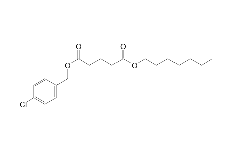 Glutaric acid, 4-chlorobenzyl heptyl ester