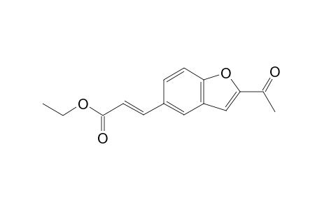 (E)-Ethyl-3-(2-acetylbenzofuran-5-yl)acrylate