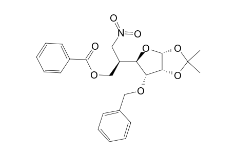 .alpha.-D-Allofuranose, 5-deoxy-1,2-O-(1-methylethylidene)-5-(nitromethyl)-3-O-(phenylmethyl)-, 6-benzoate