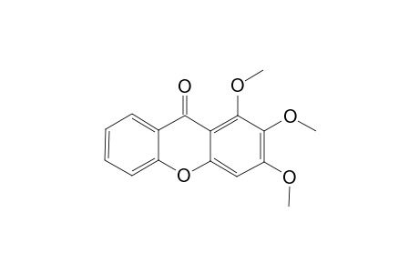 9H-Xanthen-9-one, 1,2,3-trimethoxy-