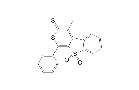 3H-Thiopyrano[3,4-b][1]benzothiophene-3-thione, 4-methyl-1-phenyl-, 9,9-dioxide