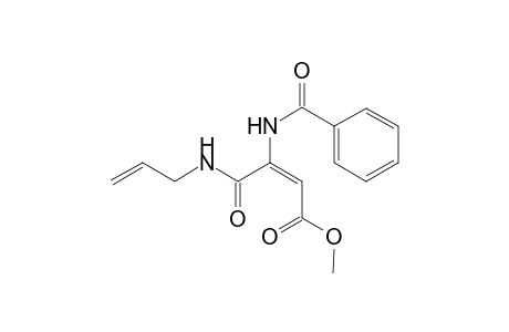 (E)-3-benzamido-4-oxo-4-(prop-2-enylamino)-2-butenoic acid methyl ester