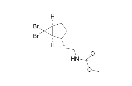 Methyl [1'.alpha.,2'.alpha.,5'.alpha.]-{2-(6',6'-Dibromobicyclo[3.1.0]hexane-2'-yl)ethyl}carbamate