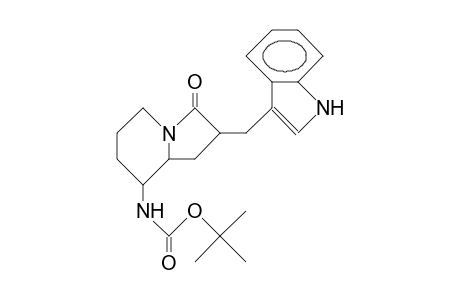 8-T-Butoxycarbonylamino-2-(3-indolyl-methyl)-ind