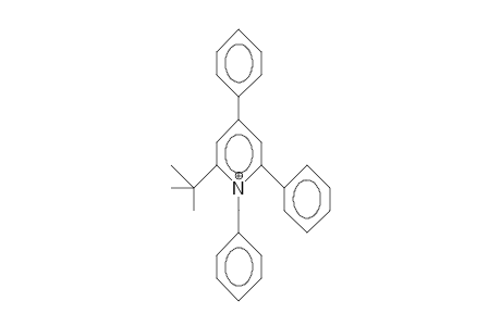 1-Benzyl-2,4-diphenyl-6-tert-butyl-pyridinium cation