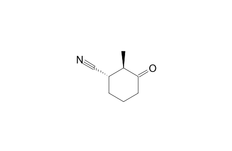 (1S,2R)-2-methyl-3-oxocyclohexanecarbonitrile