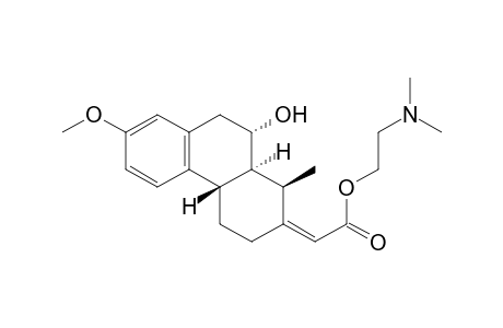 2-(Dimethylamino)ethyl (Z)-(1R*,4aS*,10S*,10aS*)-10-Hydroxy-7-methoxy-1-methyl-3,4,4a,9,10,10a-hexahydrophenanthren-2(1H)-ylideneacetate