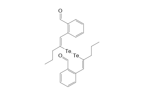 (Z)-Bis(o-formyl-.alpha.-n-propylstyryl) ditelluride