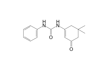1-(5,5-dimethyl-3-oxo-1-cyclohexen-1-yl)-3-phenylurea