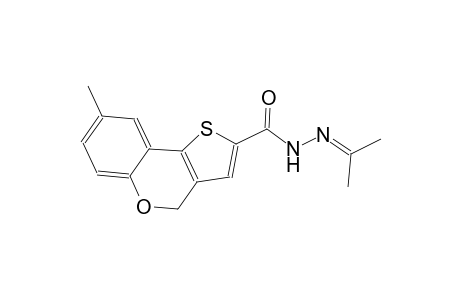 8-methyl-N'-(1-methylethylidene)-4H-thieno[3,2-c]chromene-2-carbohydrazide