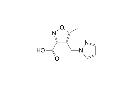 3-isoxazolecarboxylic acid, 5-methyl-4-(1H-pyrazol-1-ylmethyl)-