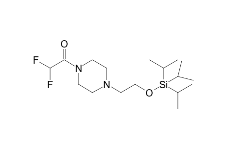 2,2-difluoro-1-[4-(2-triisopropylsilyloxyethyl)piperazin-1-yl]ethanone