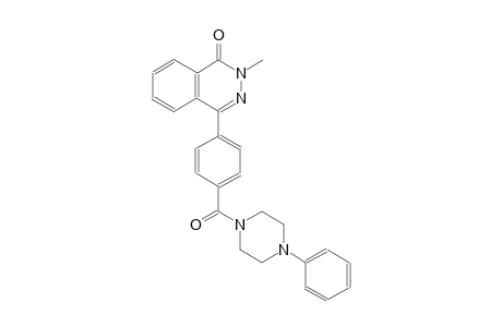 2-methyl-4-{4-[(4-phenyl-1-piperazinyl)carbonyl]phenyl}-1(2H)-phthalazinone