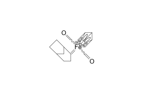 [Bicyclo(3.2.1)oct-2-enylidene]-/.eta.-5/-cyclopentadienyl iron dicarbonyl cation