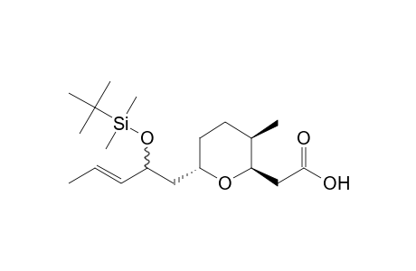 [(2R,3R,6S)-6-[(2RS)-(3E)-2-(tert-Butyldimethylsilyloxy)pent-3-enyl]-3-methyltetrahydropyran-2-yl}acetic acid