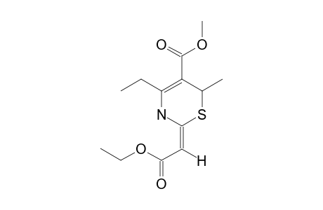METHYL-2-ETHOXYCARBONYLMETHYLENE-4-ETHYL-2,3-DIHYDRO-6-METHYL-6H-1,3-THIAZINE-5-CARBOXYLATE