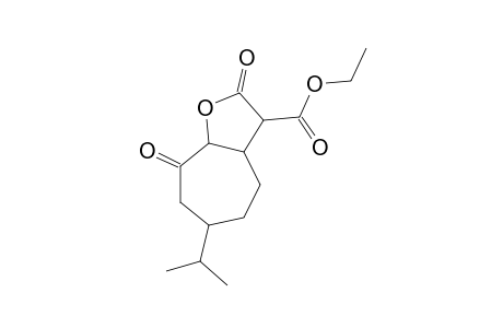 3-Carboethoxy-6-isopropyl-1-oxa-3,3a,4,5,6,7-hexahydroazulene-2(1h),8(8ah)-dione