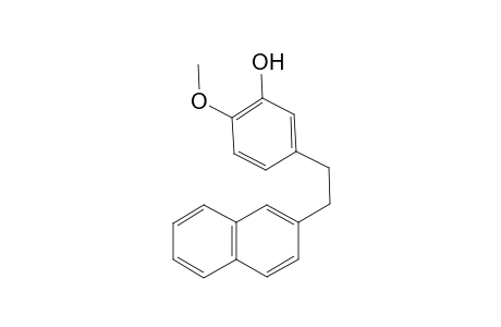 2-[3"-Nydroxy-4"-methoxyphenyl]ethyl}naphthalene
