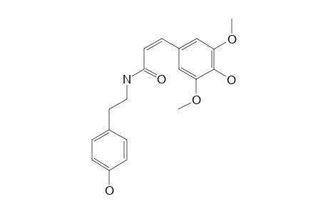 N-cis-Sinapoyltyramine