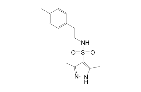 3,5-dimethyl-N-[2-(4-methylphenyl)ethyl]-1H-pyrazole-4-sulfonamide