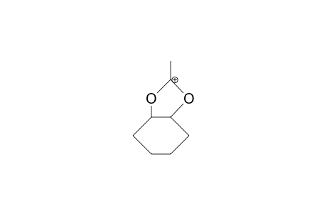 4,5-Tetramethylene-1,3-dioxolan-2-ylium cation