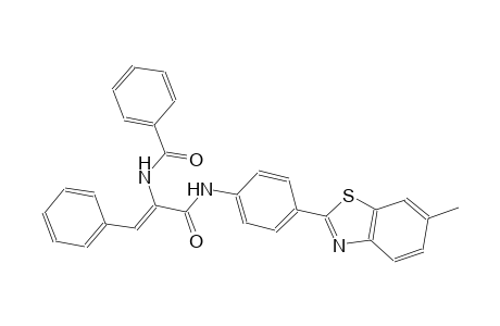 benzamide, N-[(Z)-1-[[[4-(6-methyl-2-benzothiazolyl)phenyl]amino]carbonyl]-2-phenylethenyl]-