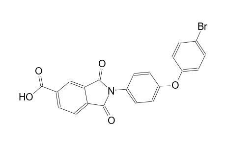 2-[4-(4-bromophenoxy)phenyl]-1,3-dioxo-5-isoindolinecarboxylic acid