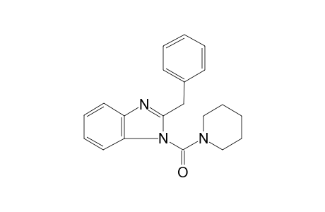 2-Benzyl-1-(1-piperidinylcarbonyl)-1H-benzimidazole