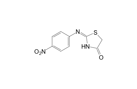 2-[(p-nitrophenyl)imino]-4-thiazolidinone