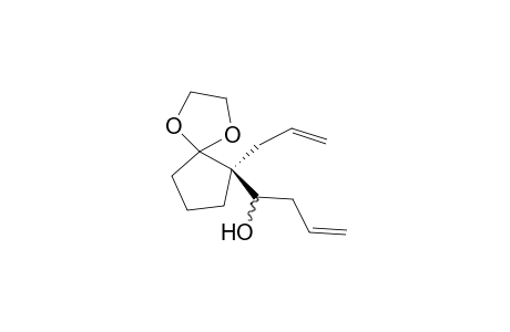 (S)-1-(1-Allyl-2,2-ethylenedioxycyclopentan-1-yl)but-3-en-1-ol