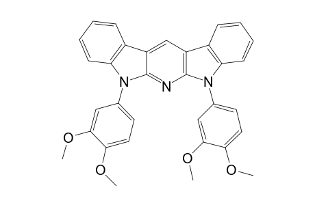 5,7-bis(3,4-dimethoxyphenyl)-5,7-dihydropyrido[2,3-b:6,5-b']diindole