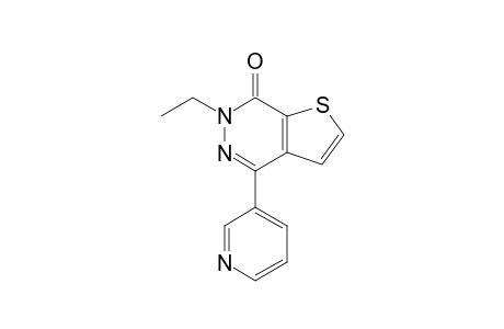 6-ethyl-4-(3-pyridinyl)-7-thieno[2,3-d]pyridazinone