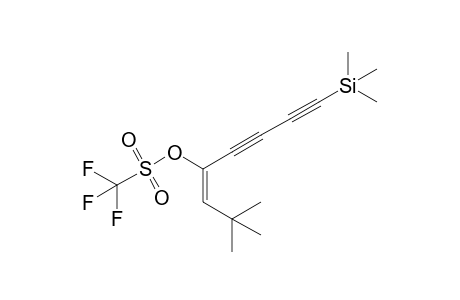 7,7-Dimethyl-1-trimethylsilylocta-1,3-diyn-5-en-5-yl triflate